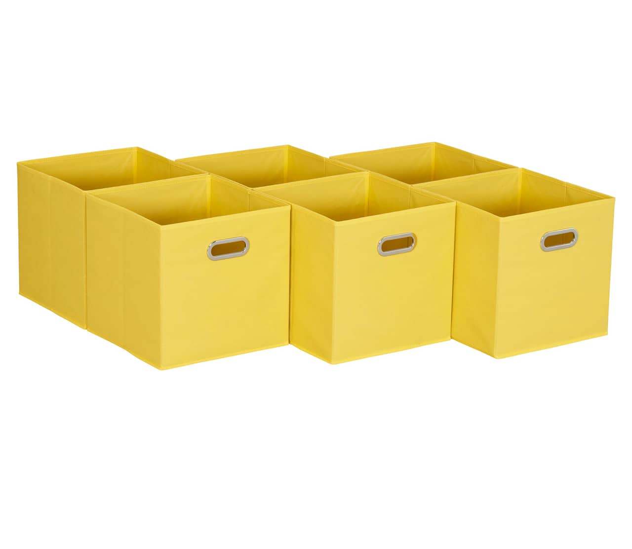 6 Pack Household Essentials 11" Fabric Storage Bins